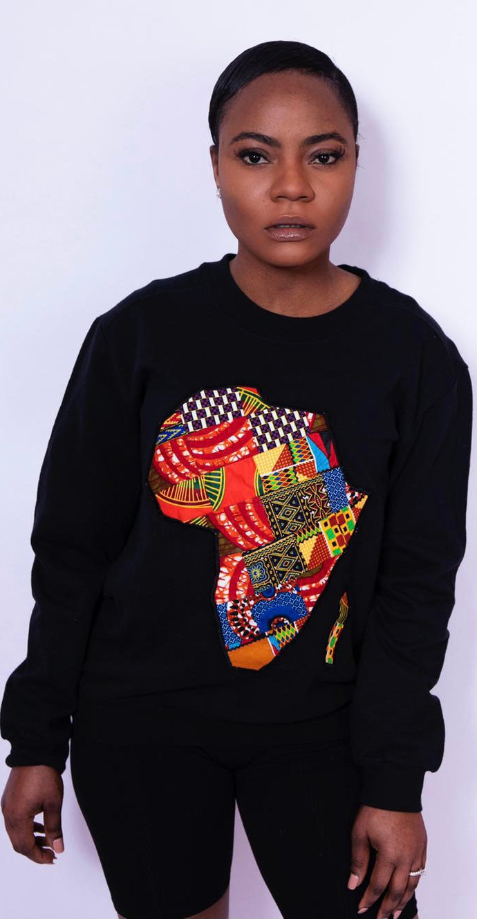 AFRICA MAP SWEATSHIRT